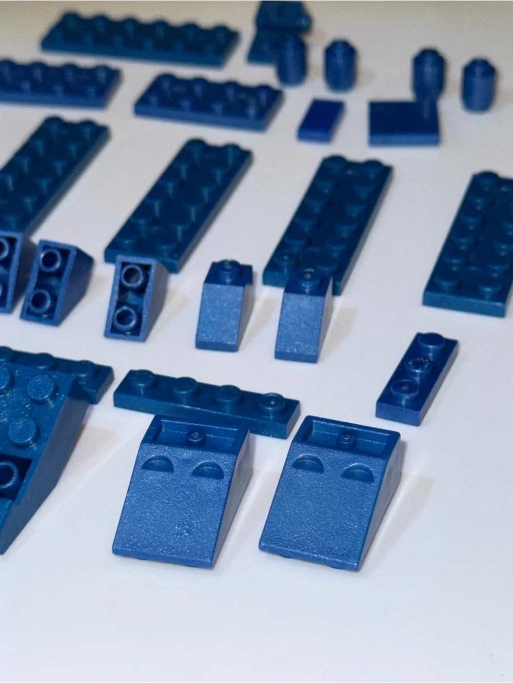 LEGO Royal Blue 28 Misc Planks Pieces Parts Lot
